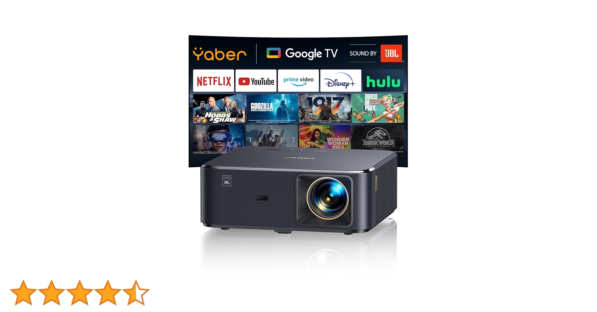 Amazon.co.jp: 【JBLスピーカー＆Google TV搭載】Yaber K2s